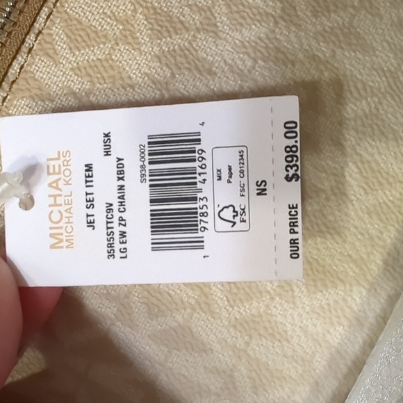 Michael Kors Jet Set Large Ombré Signature Logo Crossbody Body NWT - Picture 8 of 8